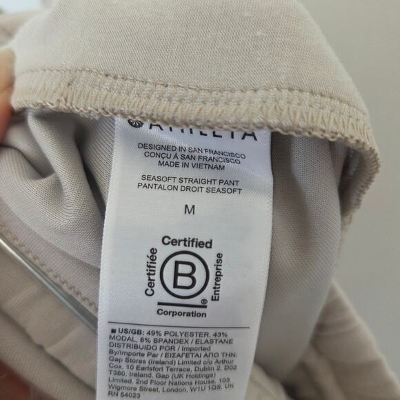 Athleta Seasoft Straight Cropped Casual Lounge Pants Medium NWT - Picture 8 of 9